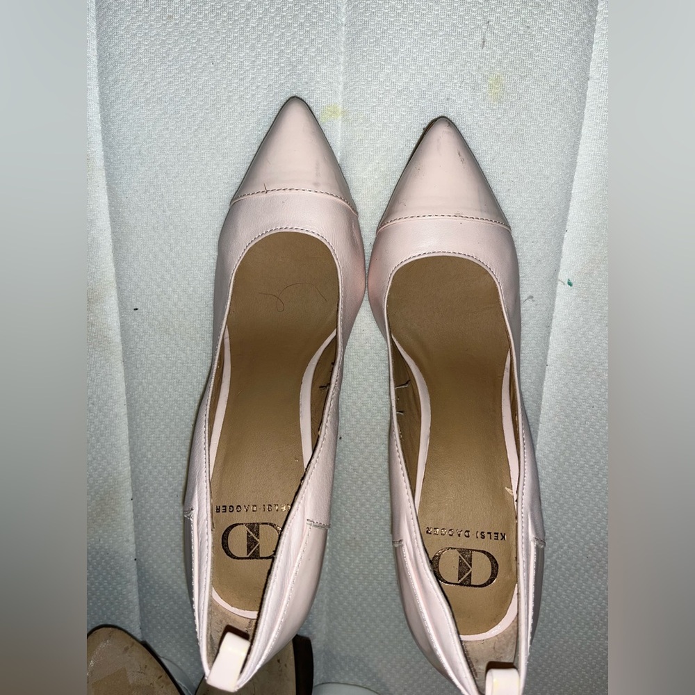 Pale pink heels